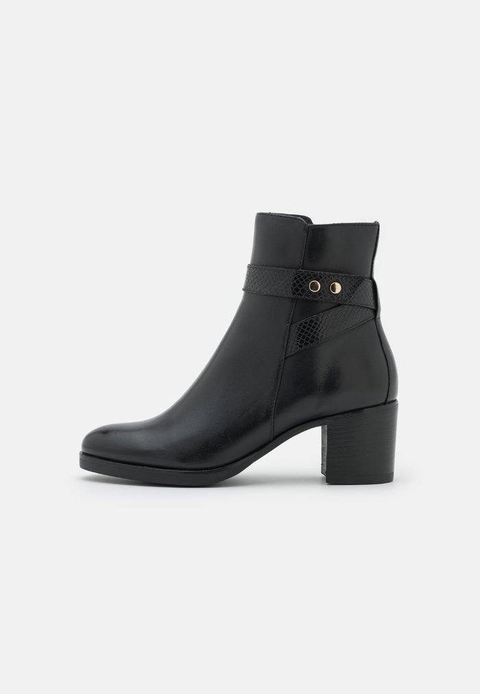 Bottines Anna Field Classiche Block heel Zip UP Noir Femme | UUG-0432856